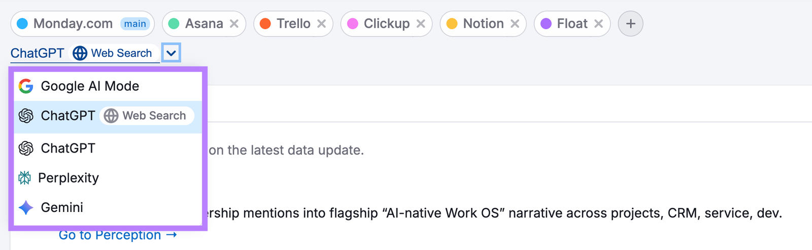 Choosing the LLM for AI visibility tracking