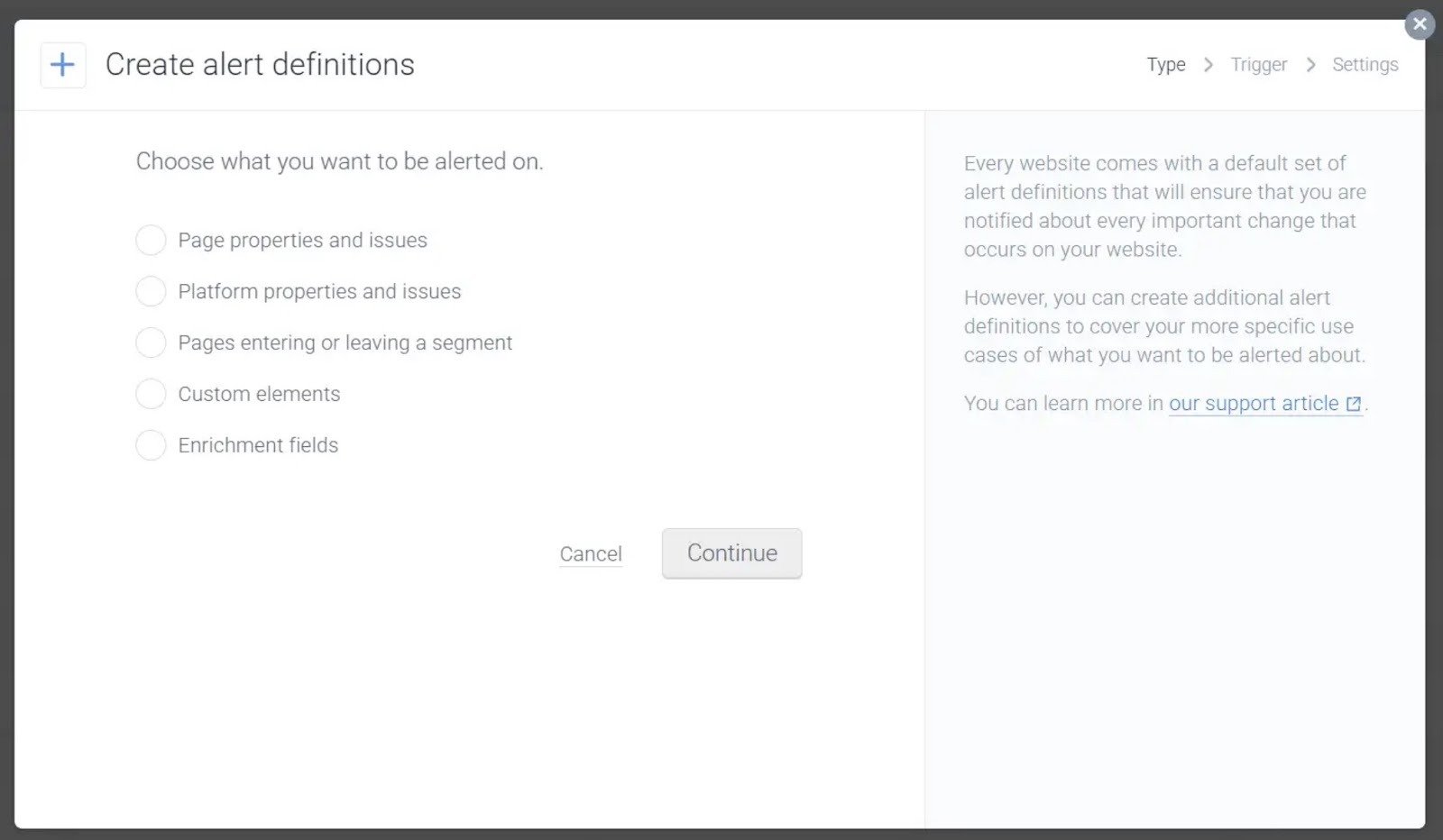 Creating a custom alert on the Conductor monitoring tool.