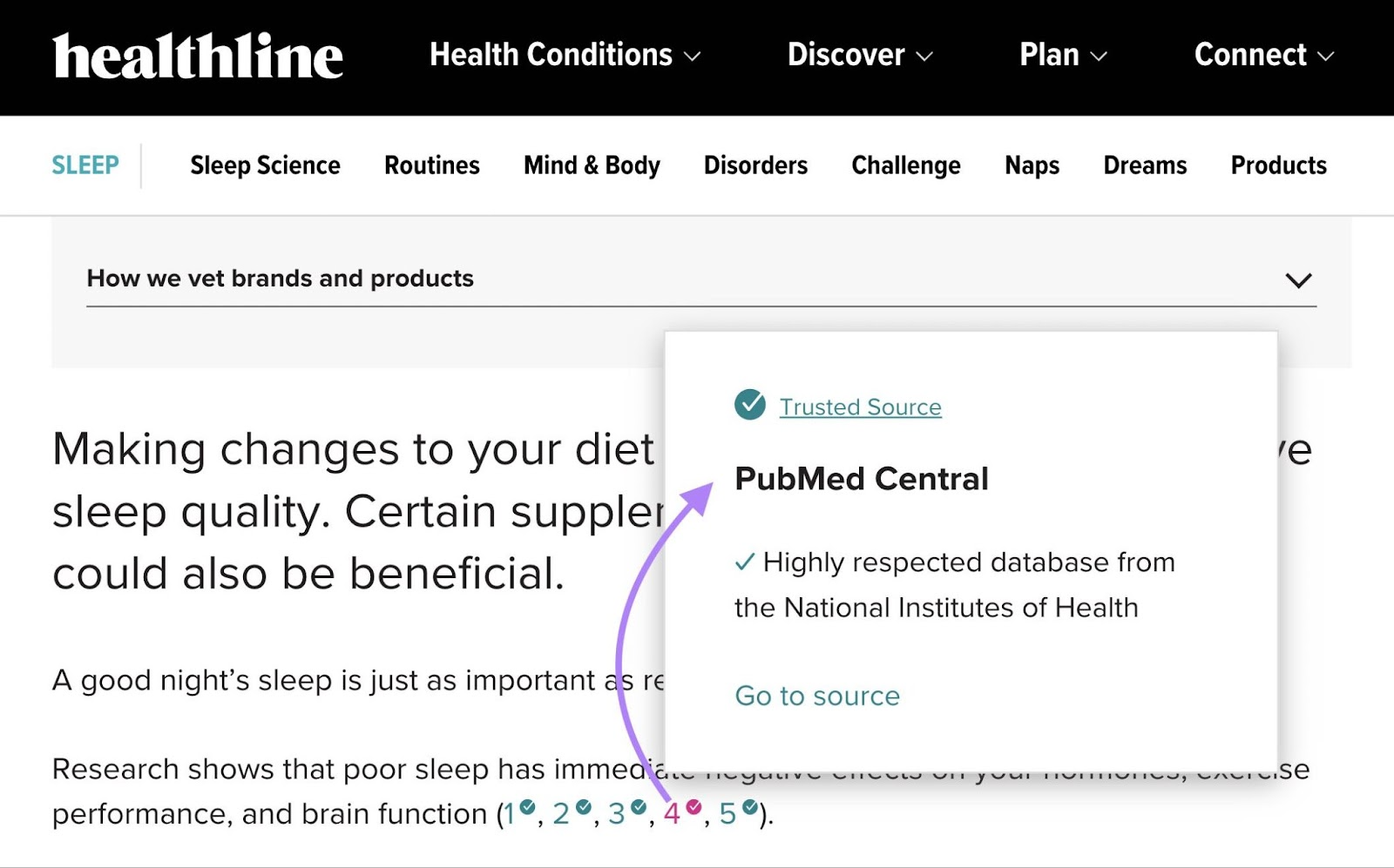 Healthline includes links to trusted sources in its content.