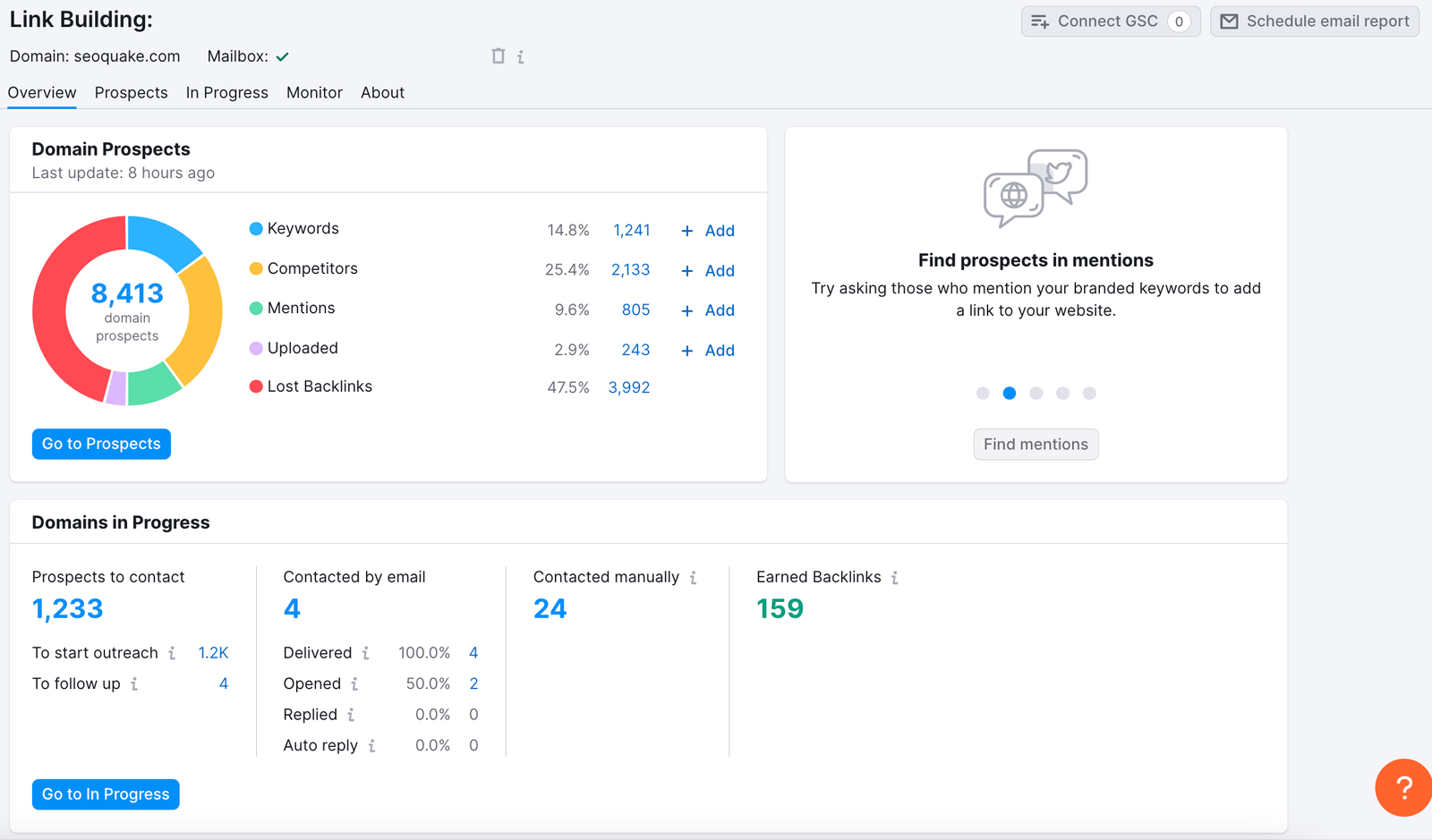 Reviewing Your Link Building Prospects (Prospects Report) image 1