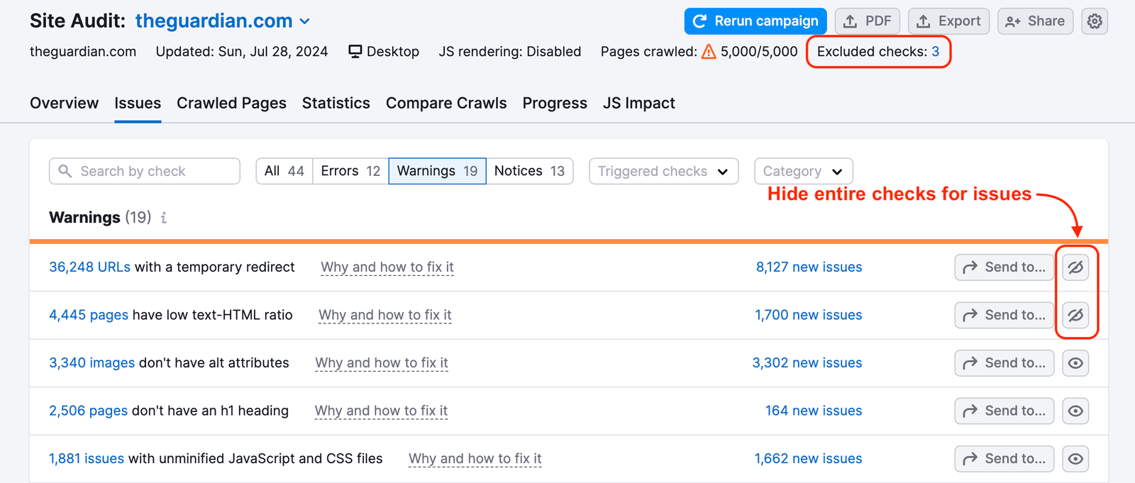 Reviewing Your Site Audit Issues image 6