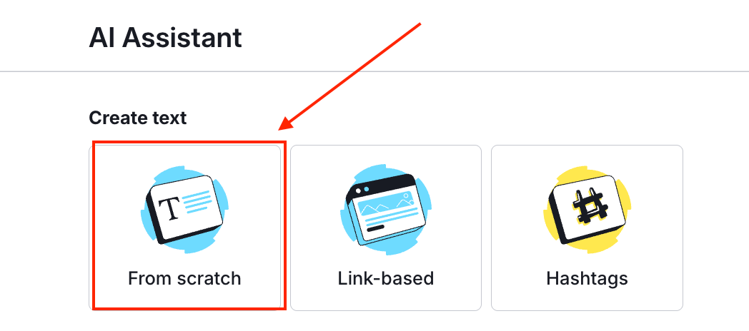 Creating Content with AI Assistant in Social Poster image 2