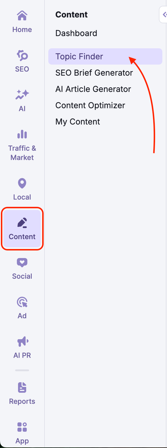 Topic Finder image 1