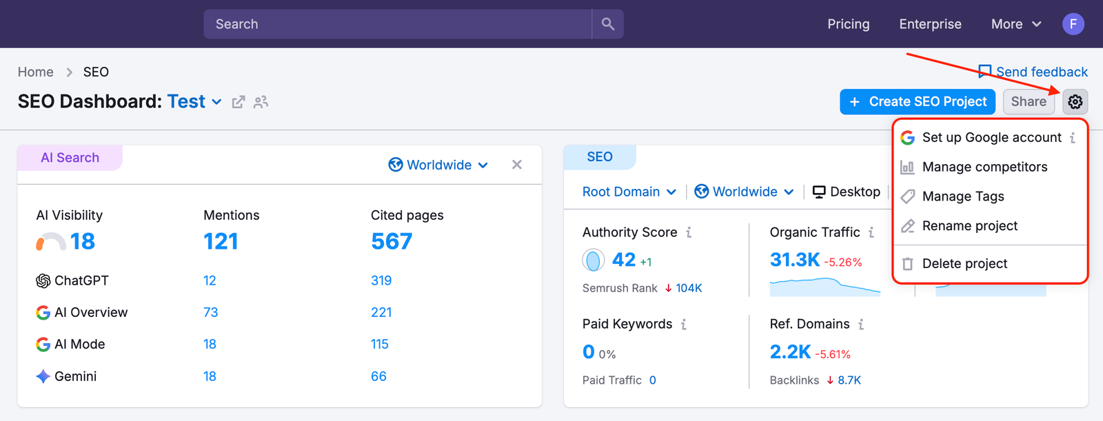 SEO Dashboard image 3